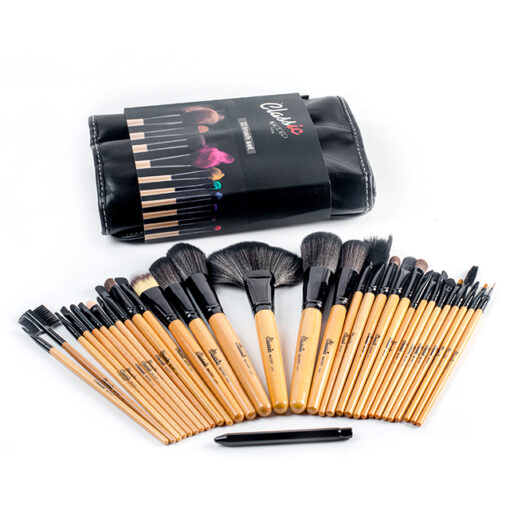 MAKEUP BRUSH BELT WITH BRUSHES